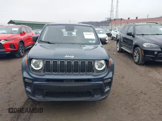 2021 Jeep Renegade Upland Edition with VIN ZACNJDAB5MPM29870, listed as a IAAI auction lot 40884581 with 52,955 mi miles. Bid and sale history available at carsss.com. Image 12.