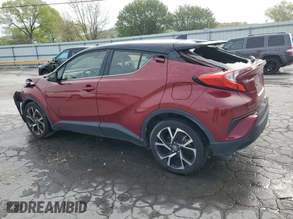 2019 Toyota C-HR XLE with VIN JTNKHMBX7K1025540, listed as a Copart auction lot 53044245 with 123,158 mi miles and Salvage Title. Bid and sale history available at DreamBid. Image 2.