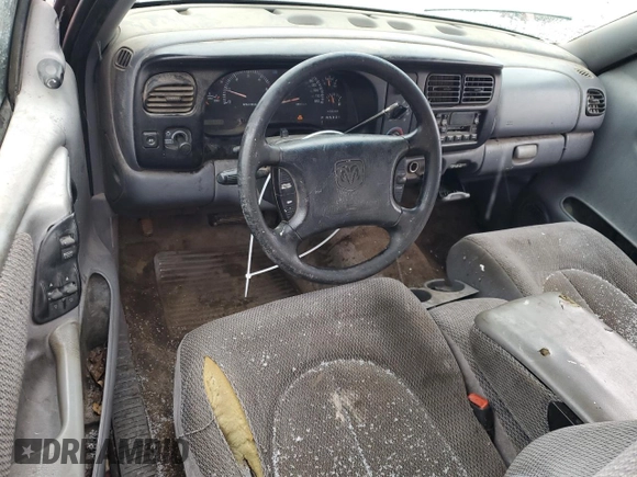 1997 Dodge Dakota with VIN 1B7GL23X9VS223370, listed as a Copart auction lot 43982655 with 195,529 mi miles and Salvage Title. Bid and sale history available at carsss.com. Image 8.