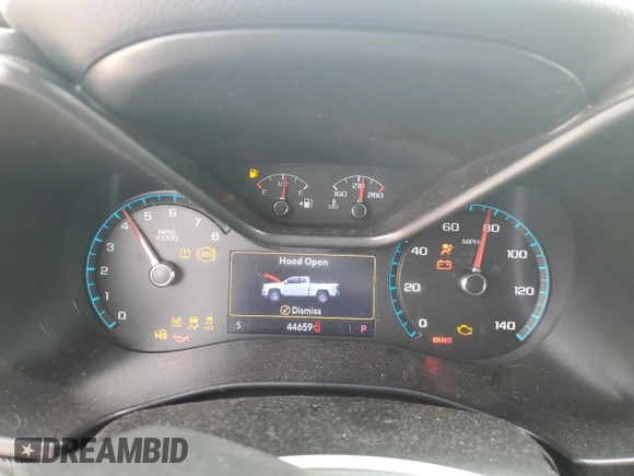 2019 Chevrolet Colorado 4WD ZR2 with VIN 1GCGTEEN2K1346880, listed as a Copart auction lot 58902925 with 44,659 mi miles and Salvage title. Bid and sale history available at DreamBid. Image 9.