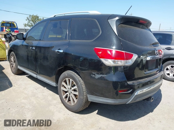 2013 Nissan Pathfinder Platinum with VIN 5N1AR2MM2DC623056, listed as a IAAI auction lot 42425294 with 187,059 mi miles and . Bid and sale history available at DreamBid. Image 3.
