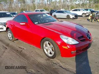 2006 Mercedes-Benz SLK-Class 3.0L with VIN WDBWK54F16F097259, listed as a IAAI auction lot 41555537 with 80,050 mi miles. Bid and sale history available at carsss.com. Image 1.