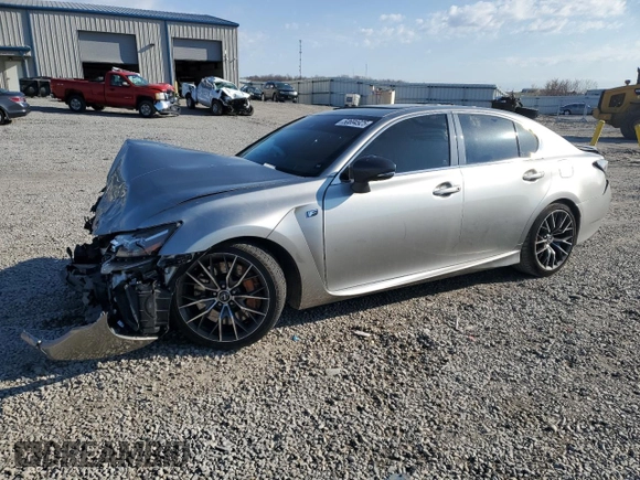 2016 Lexus GS F with VIN JTHBP1BL9GA001927, listed as a Copart auction lot 50694925 with 0 mi miles and Salvage Title. Bid and sale history available at carsss.com. Image 1.
