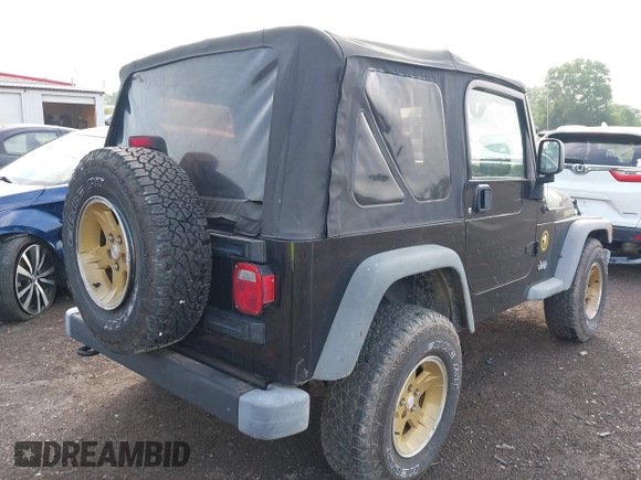 2006 Jeep Wrangler Sport z VIN 1J4FA49S06P721223, wystawiony jako IAAI lot #42654272 z przebiegiem 225 223 mil mil oraz . Historia ofert i sprzedaży dostępna na DreamBid. Obrazek 4.