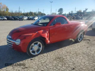 2003 Chevrolet SSR LS with VIN 1GCES14P43B102682, listed as a Copart auction lot 78430174 with 71,822 mi miles and Salvage Title. Bid and sale history available at DreamBid. Image 1.