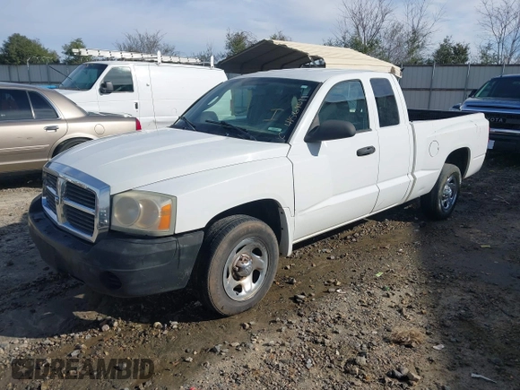 2005 Dodge Dakota ST with VIN 1D7HE22K75S160795, listed as a IAAI auction lot 41569099 with 254,592 mi miles and . Bid and sale history available at DreamBid. Image 2.