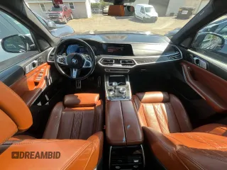 2022 BMW X7 M50i z VIN 5UXCX6C09N9K44917, wystawiony jako Copart lot #54822275 z przebiegiem 123 855 mil mil oraz Tytuł czysty. Historia ofert i sprzedaży dostępna na DreamBid. Obrazek 5.