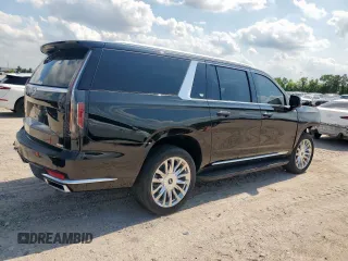 2023 Cadillac Escalade z VIN 1GYS3KKL9PR262067, wystawiony jako Copart lot #59101095 z przebiegiem 43 884 mil mil oraz Szkody całkowita. Historia ofert i sprzedaży dostępna na DreamBid. Obrazek 3.