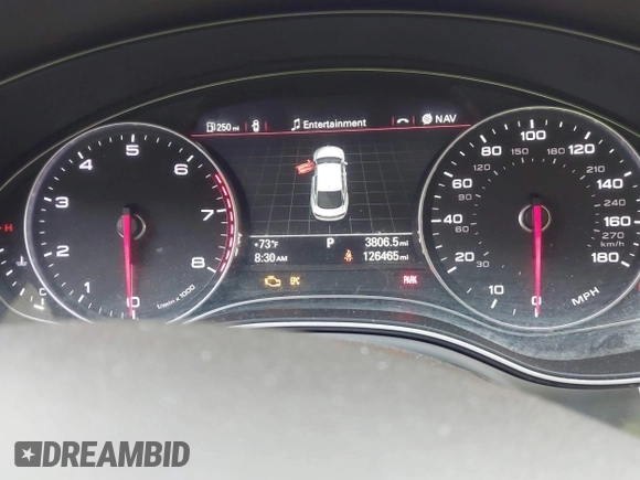 2012 Audi A7 Premium Plus with VIN WAUYGAFC6CN126289, listed as a IAAI auction lot 41945024 with 126,465 mi miles and . Bid and sale history available at DreamBid. Image 7.