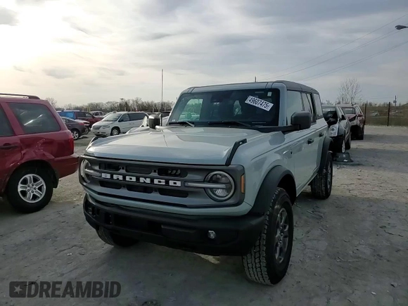 2024 Ford Bronco Big Bend с VIN 1FMDE7BH4RLB08451, выставлен на аукционе Copart как лот 49607475 с пробегом 3 569 миль миль и Списание • Salvage title. История ставок и продаж доступна на DreamBid. Изображение 12.