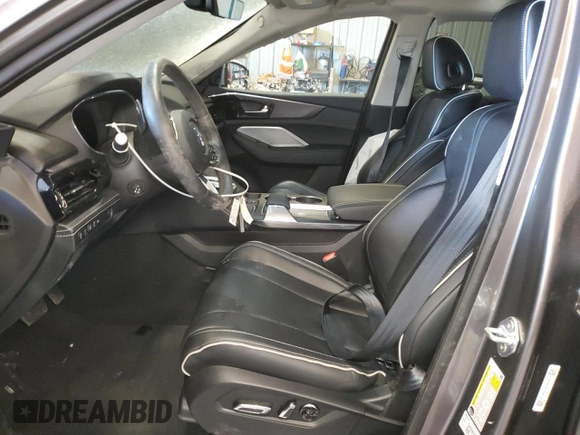 2023 Acura MDX Advance with VIN 5J8YE1H80PL038519, listed as a Copart auction lot 42136045 with 18,003 mi miles and Salvage title. Bid and sale history available at DreamBid. Image 7.