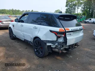 2021 Land Rover Range Rover Sport HST with VIN SALWS2RU9MA758563, listed as a IAAI auction lot 42407106 with 45,948 mi miles and . Bid and sale history available at DreamBid. Image 3.
