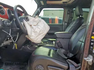 2020 Jeep Wrangler Unlimited Rubicon with VIN 1C4HJXFG3LW234034, listed as a Copart auction lot 55484915 with 23,891 mi miles and Salvage title. Bid and sale history available at DreamBid. Image 7.