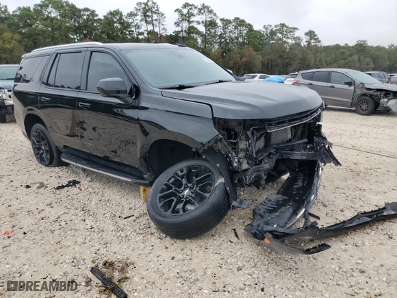 2022 Chevrolet Tahoe LT with VIN 1GNSCNKD2NR277210, listed as a Copart auction lot 83639034 with 42,161 mi miles and Salvage Title. Bid and sale history available at carsss.com. Image 4.