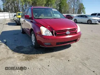 2008 Kia Sedona LX with VIN KNDMB233986211364, listed as a Copart auction lot 48524445 with 148,762 mi miles and Non Repairable. Bid and sale history available at carsss.com. Image 12.