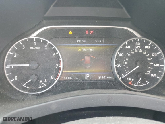 2017 Nissan Murano SL with VIN 5N1AZ2MG8HN186619, listed as a Copart auction lot 70476004 with 114,382 mi miles and Salvage Title. Bid and sale history available at carsss.com. Image 9.