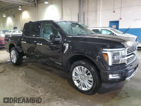 2024 Ford F-150 with VIN 1FTFW7LD6RFA43767, listed as a Copart auction lot 82417254 with 5,503 mi miles and Non repairable. Bid and sale history available at DreamBid. Image 4.