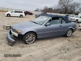 2004 BMW 3 Series 330Ci with VIN WBABW53464PL45031, listed as a Copart auction lot 50163505 with 170,717 mi miles and Salvage Title. Bid and sale history available at carsss.com. Image 1.