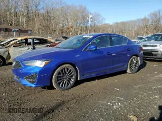 2021 Acura ILX w/Premium/A-SPEC Package with VIN 19UDE2F8XMA005221, listed as a Copart auction lot 86752044 with 46,039 mi miles and Salvage Title. Bid and sale history available at carsss.com. Image 1.