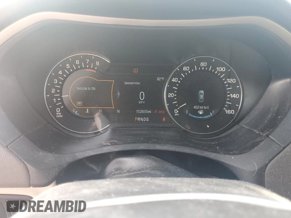 2017 Lincoln MKZ Select with VIN 3LN6L5C90HR604115, listed as a Copart auction lot 55383615 with 152,655 mi miles and Salvage title. Bid and sale history available at DreamBid. Image 9.