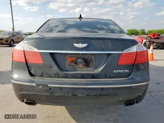 2010 Hyundai Genesis with VIN KMHGC4DEXAU109400, listed as a Copart auction lot 49729845 with 156,529 mi miles and Salvage Title. Bid and sale history available at carsss.com. Image 6.