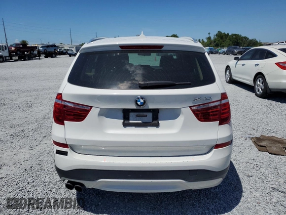 2016 BMW X3 sDrive28i with VIN 5UXWZ7C51G0R32183, listed as a Copart auction lot 53120275 with 110,532 mi miles and Salvage Title. Bid and sale history available at DreamBid. Image 6.