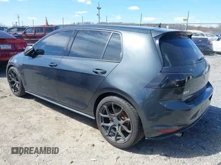 2015 Volkswagen GTI SE with VIN 3VW4T7AU5FM009184, listed as a IAAI auction lot 41833783 with 147,085 mi miles and . Bid and sale history available at DreamBid. Image 3.