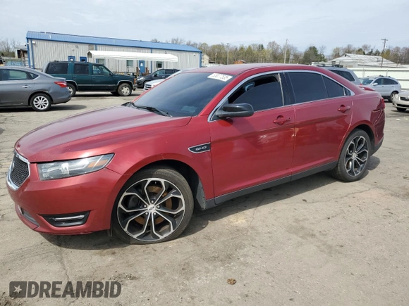 2015 Ford Taurus SHO z VIN 1FAHP2KT0FG182838, wystawiony jako Copart lot #53077535 z przebiegiem 135 857 mil mil oraz Szkoda całkowita • Salvage title. Historia ofert i sprzedaży dostępna na DreamBid. Obrazek 1.
