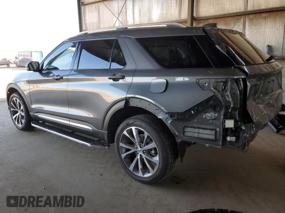 2025 Ford Explorer Platinum with VIN 1FMWK8HC8SGA15336, listed as a Copart auction lot 86760074 with 3,015 mi miles and Salvage title. Bid and sale history available at DreamBid. Image 2.