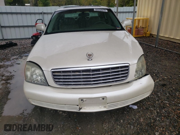 2003 Cadillac DeVille with VIN 1G6KD54YX3U219512, listed as a Copart auction lot 50342675 with 181,193 mi miles and Salvage Title. Bid and sale history available at carsss.com. Image 5.