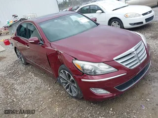 2013 Hyundai Genesis 5.0L R-Spec with VIN KMHGC4DH3DU240294, listed as a IAAI auction lot 41514721 with 137,269 mi miles. Bid and sale history available at carsss.com. Image 1.