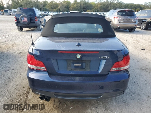 2010 BMW 1 Series 135i with VIN WBAUN9C50AVK41752, listed as a Copart auction lot 88301825 with Not Provided miles and Salvage Title. Bid and sale history available at carsss.com. Image 6.