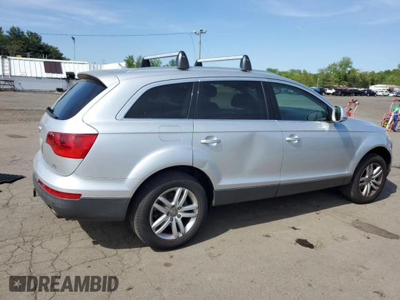 2008 Audi Q7 Premium with VIN WA1BY74LX8D021919, listed as a Copart auction lot 56683595 with 111,613 mi miles and Salvage title. Bid and sale history available at DreamBid. Image 3.