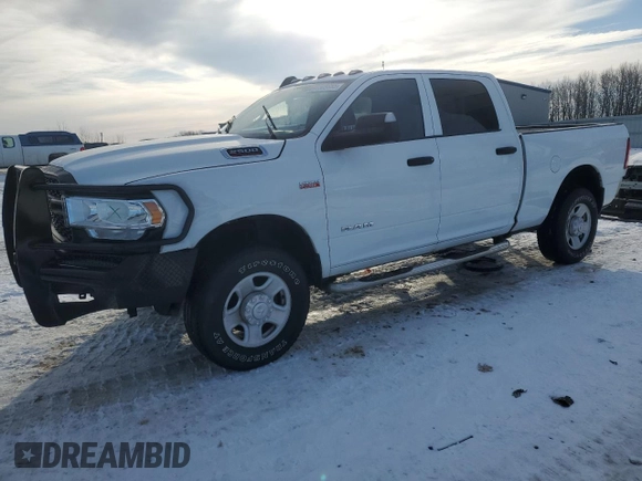 2021 Ram 2500 Tradesman with VIN 3C6UR5CJ6MG598922, listed as a Copart auction lot 46509855 with 21,026 mi miles and Salvage Title. Bid and sale history available at carsss.com. Image 1.