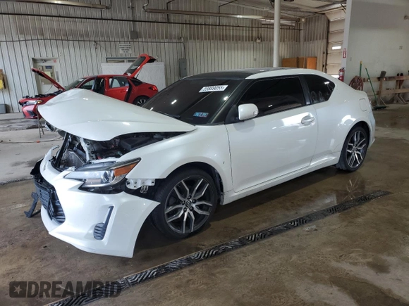 2016 Scion tC z VIN JTKJF5C73GJ024430, wystawiony jako Copart lot #59889055 z przebiegiem 142 532 mil mil oraz Szkoda całkowita • Salvage title. Historia ofert i sprzedaży dostępna na DreamBid. Obrazek 1.