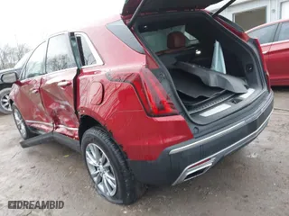 2021 Cadillac XT5 AWD Premium Luxury with VIN 1GYKNDRS5MZ173756, listed as a IAAI auction lot 41503564 with 34,649 mi miles. Bid and sale history available at carsss.com. Image 3.