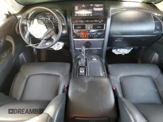 2023 Nissan Armada SV with VIN JN8AY2AC7P9182727, listed as a Copart auction lot 84974564 with 42,959 mi miles and Salvage Title. Bid and sale history available at carsss.com. Image 8.