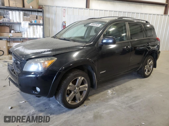 2008 Toyota RAV4 Sport with VIN JTMBK32V286044362, listed as a Copart auction lot 50652635 with 260,079 mi miles and Salvage Title. Bid and sale history available at carsss.com. Image 1.