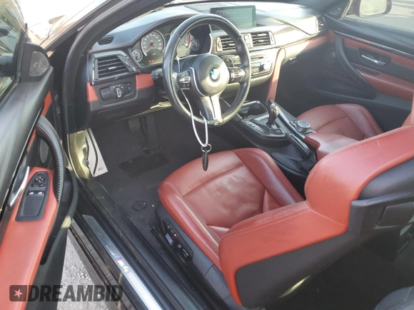 2015 BMW M4 with VIN WBS3R9C58FK333924, listed as a Copart auction lot 45224645 with 90,308 mi miles and Salvage Title. Bid and sale history available at carsss.com. Image 8.