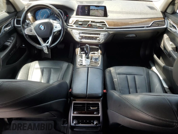 2018 BMW 7 Series 740i xDrive with VIN WBA7E4C57JGV23763, listed as a Copart auction lot 67151864 with 173,803 mi miles and Clean Title. Bid and sale history available at carsss.com. Image 8.