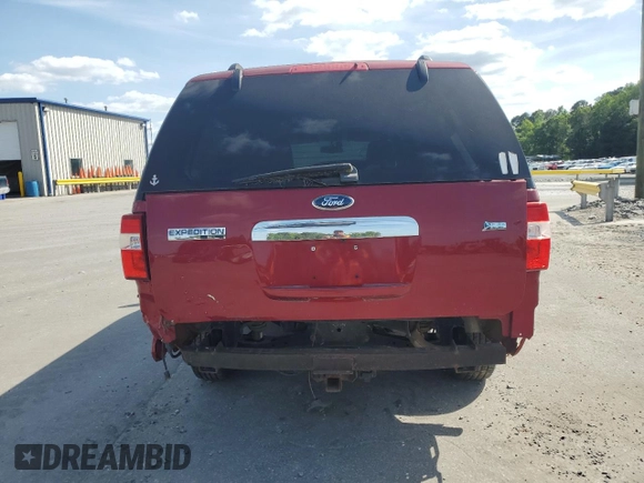 2014 Ford Expedition Max XLT with VIN 1FMJK1J59EEF47949, listed as a Copart auction lot 55093955 with 109,322 mi miles and Salvage Title. Bid and sale history available at DreamBid. Image 6.