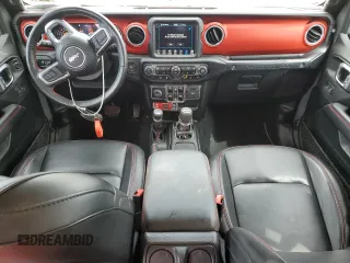2021 Jeep Wrangler Unlimited Rubicon z VIN 1C4HJXFG4MW531718, wystawiony jako Copart lot #56639895 z przebiegiem 34 719 mil mil oraz Szkoda całkowita • Salvage title. Historia ofert i sprzedaży dostępna na DreamBid. Obrazek 8.