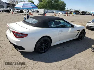 2015 Maserati GranTurismo Convertible Sport with VIN ZAM45VMA1F0140484, listed as a Copart auction lot 47405715 with 63,465 mi miles and Salvage Title. Bid and sale history available at carsss.com. Image 3.