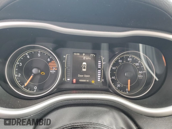 2017 Jeep Cherokee Sport with VIN 1C4PJLAB9HW565983, listed as a Copart auction lot 57095935 with 155,888 mi miles and Salvage title. Bid and sale history available at DreamBid. Image 9.