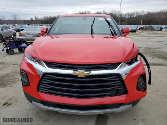 2021 Chevrolet Blazer LT with VIN 3GNKBBRA0MS509862, listed as a Copart auction lot 44497755 with 111,329 mi miles and Salvage Title. Bid and sale history available at carsss.com. Image 5.