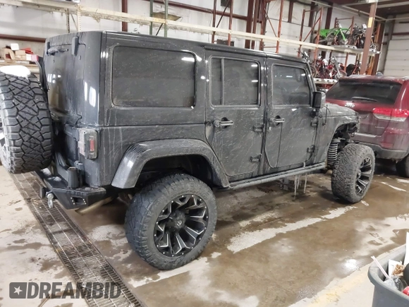 2015 Jeep Wrangler Unlimited Sahara with VIN 1C4BJWEG6FL688382, listed as a IAAI auction lot 41620621 with 138,119 mi miles. Bid and sale history available at carsss.com. Image 4.