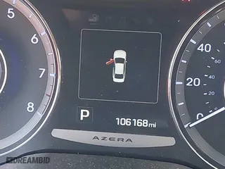 2016 Hyundai Azera with VIN KMHFG4JG6GA509647, listed as a IAAI auction lot 41528752 with 106,168 mi miles. Bid and sale history available at carsss.com. Image 15.