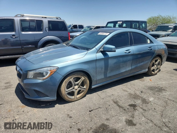 2014 Mercedes-Benz CLA 250 with VIN WDDSJ4EB9EN046062, listed as a Copart auction lot 60995735 with 90,277 mi miles and Clean title. Bid and sale history available at DreamBid. Image 1.