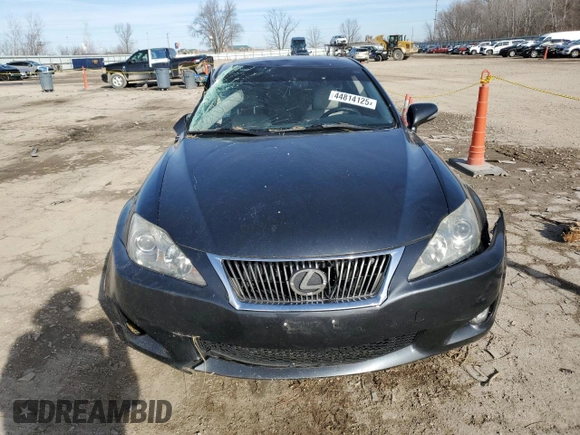 2010 Lexus IS 350 with VIN JTHBE5C23A5024803, listed as a Copart auction lot 44814125 with Not Provided miles and Salvage Title. Bid and sale history available at DreamBid. Image 5.