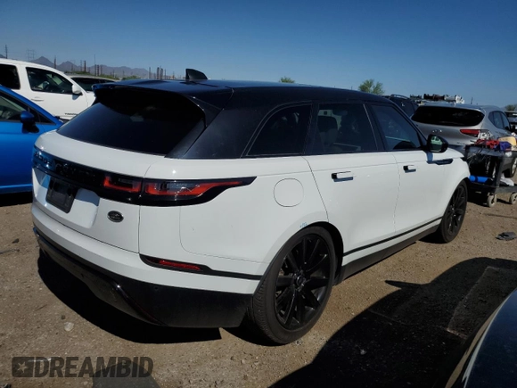 2020 Land Rover Range Rover Velar S with VIN SALYB2FV5LA254001, listed as a Copart auction lot 68013674 with 44,622 mi miles and Salvage Title. Bid and sale history available at carsss.com. Image 3.